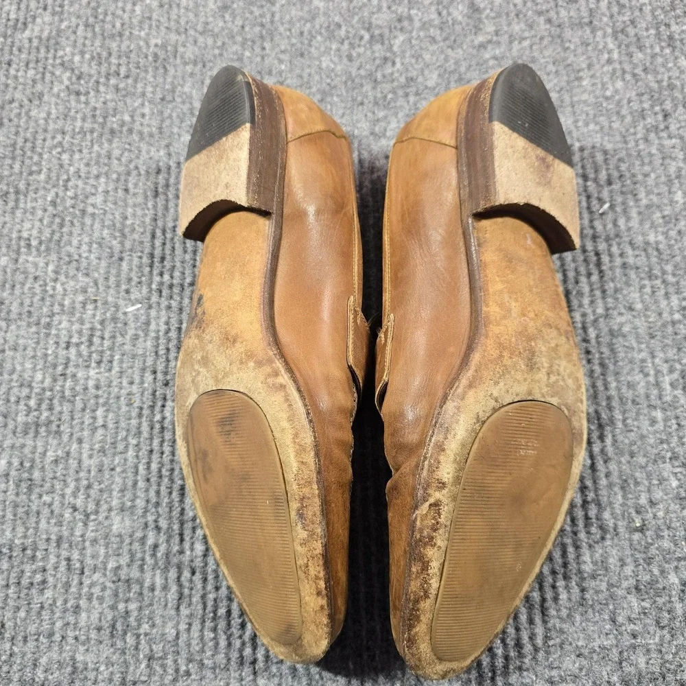 Gravati Loafers Mens Size 11 Brown Leather Slip On Dress Shoes‎ Hand Made Italy